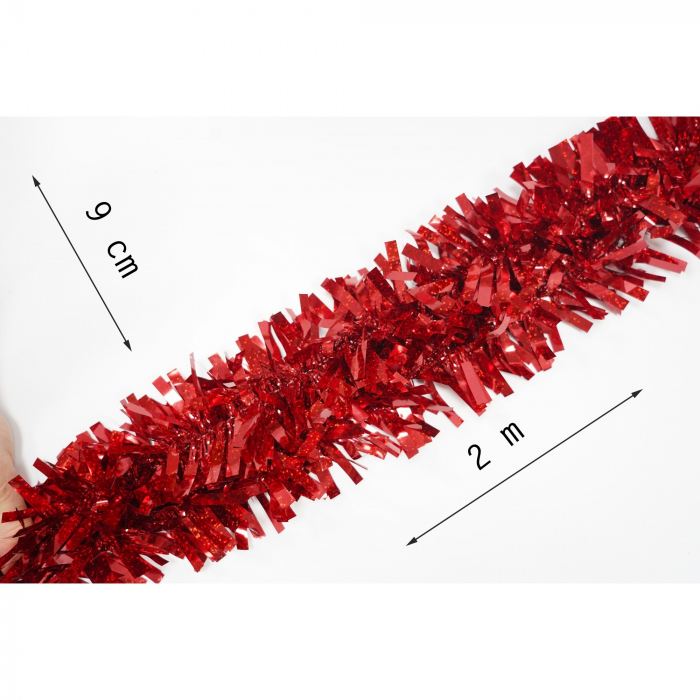 Beteala Craciun, Flippy, roșu, marimea: 2 m x 9 cm material:folie PVC, interior/exterior [6]