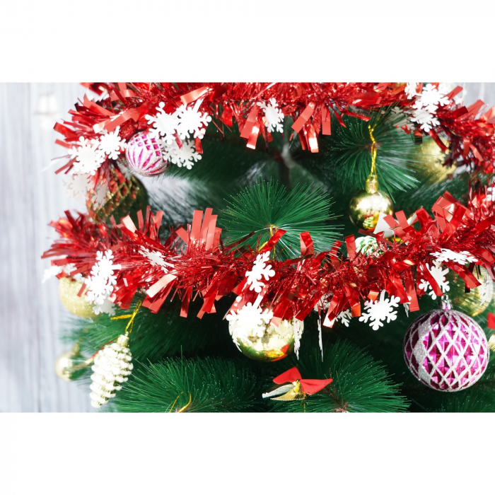 Beteala Craciun, Flippy, roșu, marimea:  2 m x 9 cm x 9 cm material:folie PVC, interior/exterior [4]