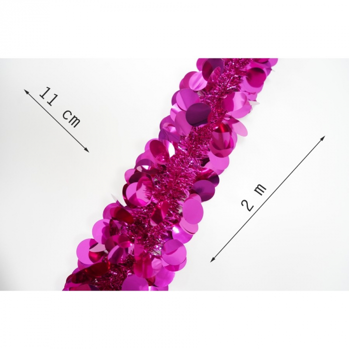 Beteala Craciun, Flippy, roz, marimea: 2 m x 11 cm material:folie PVC, interior/exterior [10]
