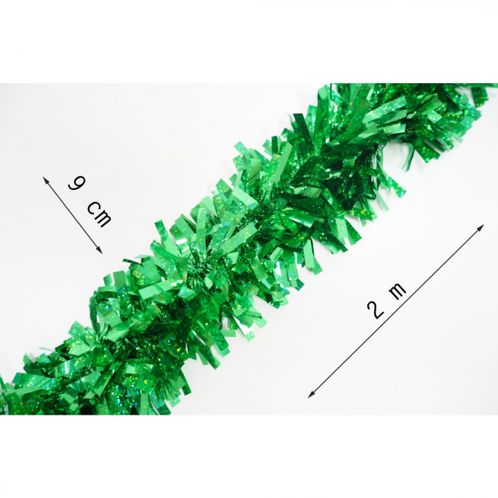 Beteala Craciun, Flippy, verde, marimea: 2 m x 9 cm material:folie PVC, interior/exterior [6]