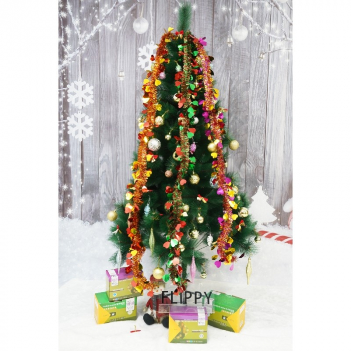 Beteala Craciun, Flippy, verde, marimea: 2 m x 9 cm x 9 cm material:folie PVC, interior/exterio [11]