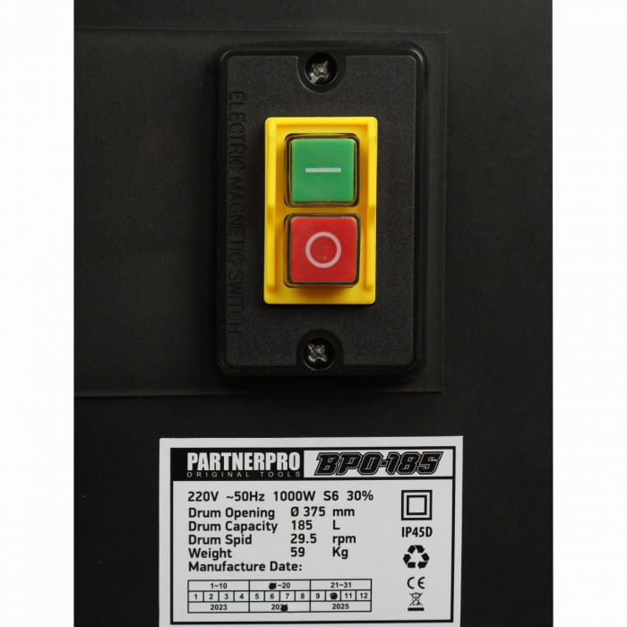Betoniera 210L 1100W PartnerPro BPO-210L [4]