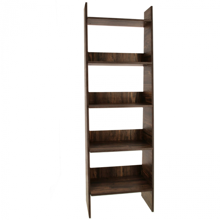 Biblioteca cu 5 rafturi, maro, 56x34x172 cm [2]