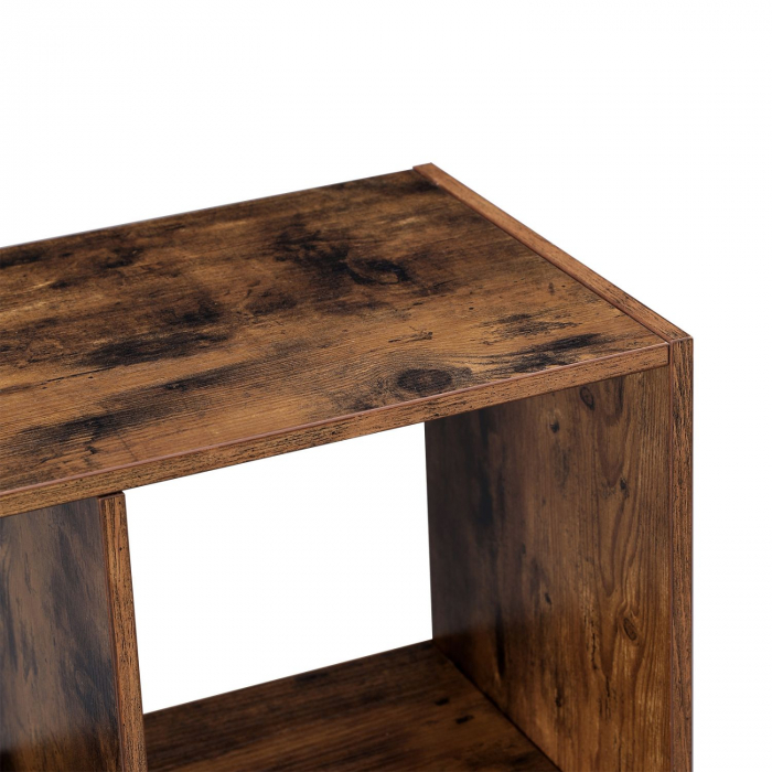 Biblioteca mini, maro, 86x28x94.5 cm [6]