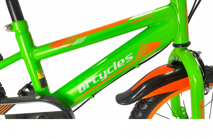 Bicicleta BRC copii 4-7 ani A1601 16'' Verde [3]