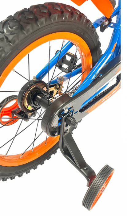 Bicicleta BRC copii 4-7 ani A1601 16'' Albastru [4]