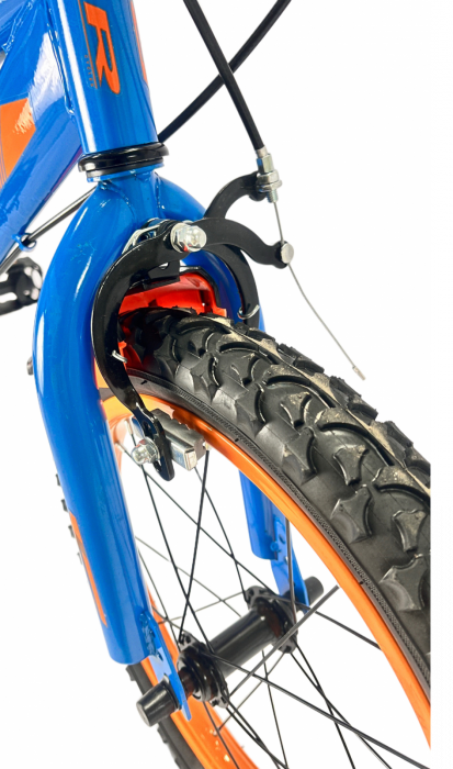 Bicicleta BRC copii 4-7 ani A1601 16'' Albastru [8]
