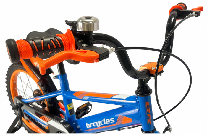 Bicicleta BRC copii 4-7 ani A1601 16'' Albastru [5]