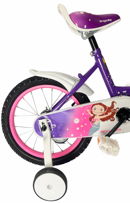 Bicicleta BRC copii 4-7 ani A1602 16'' Mov [6]