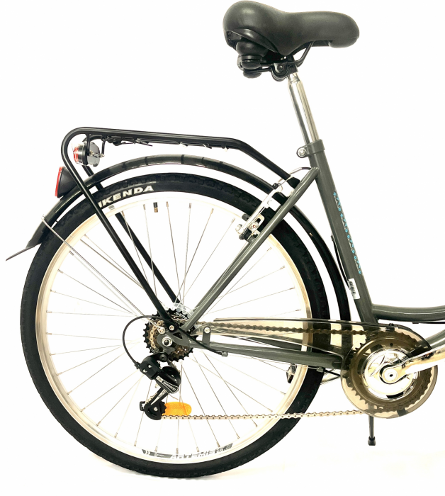 Bicicleta Citadinne Shimano, S2603, 26 inch, Cadru Otel, Gri/Albastru [4]