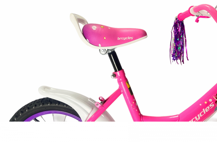 Bicicleta BRC copii 2-4 ani A1202 12" Roz [8]