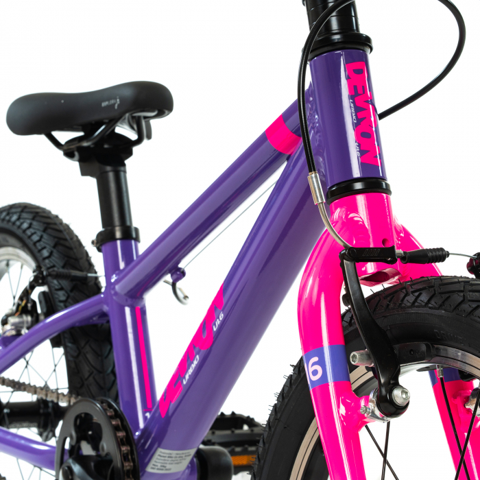Bicicleta Copii Devron Urbio U1.6 Super Light - 16 Inch, Mov-Roz [5]