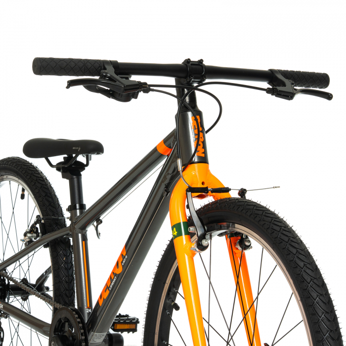 Bicicleta Copii Devron Urbio U2.4 Super Light - 24 Inch, Gri-Portocaliu [5]