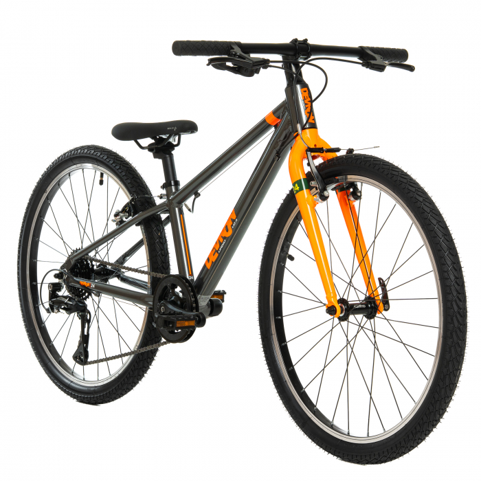 Bicicleta Copii Devron Urbio U2.4 Super Light - 24 Inch, Gri-Portocaliu [2]