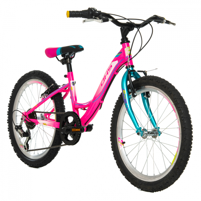 Bicicleta Copii DHS Modesty - 20 Inch, Roz [3]