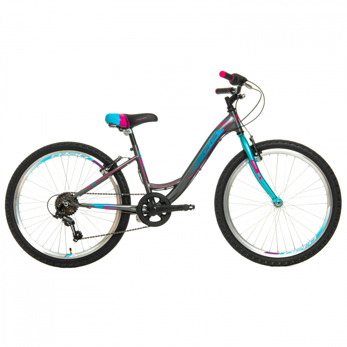 Bicicleta Copii DHS Modesty - 24 Inch, Gri [1]