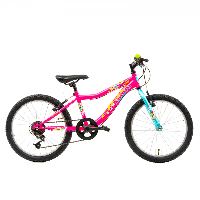 Bicicleta Copii DHS Plasma - 20 Inch, Roz [1]