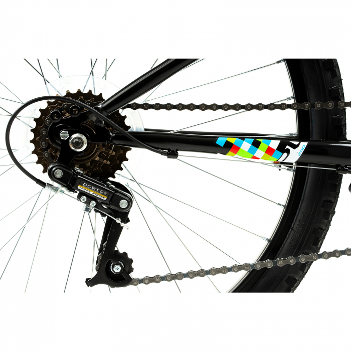 Bicicleta Copii DHS Plasma - 24 Inch, Negru-Albastru [5]