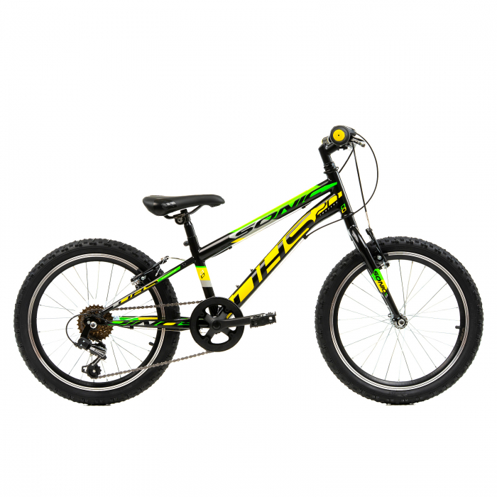 Bicicleta Copii DHS Sonic - 20 Inch, Negru [1]
