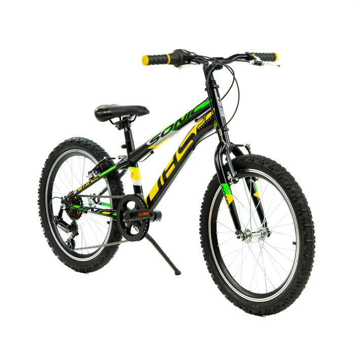 Bicicleta Copii DHS Sonic - 20 Inch, Negru [2]