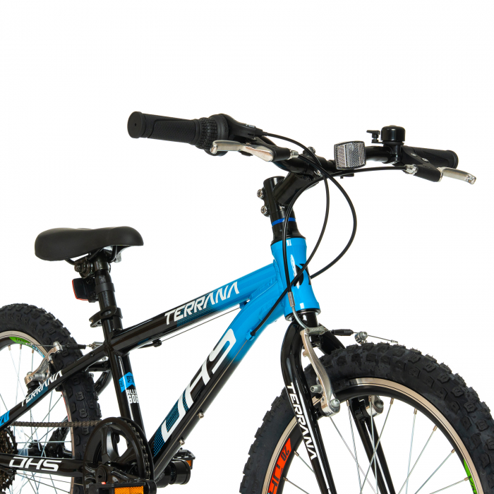 Bicicleta Copii Dhs Terrana 2023 - 20 Inch, Negru/Albastru [5]