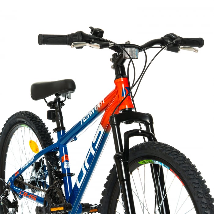 Bicicleta Copii Dhs Terrana 2423 - 24 Inch, Albastru/Rosu [5]