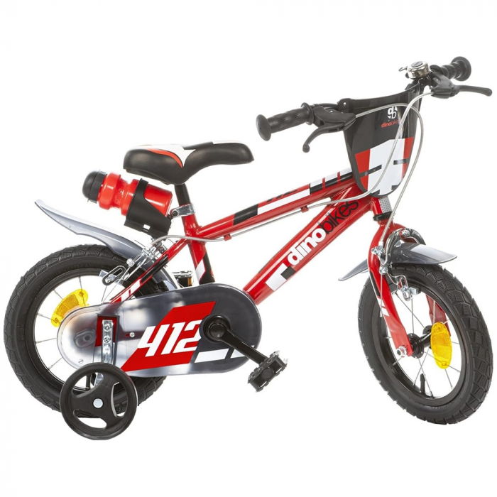 Bicicleta copii Dino Bikes 12' 412 rosu [1]