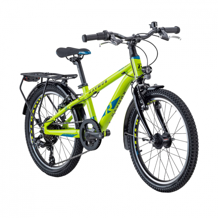 Bicicleta Copii Raymon TwoRay 1.5 Street - 20 Inch, 270 mm, Verde - Tourney [1]