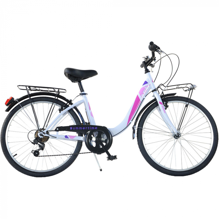 Bicicleta Dino Bikes 26' City Summertime alb [1]