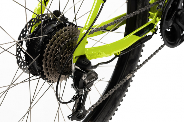 Bicicleta Electrica Afisport M17 - 27.5 Inch, L-XL, Verde [4]