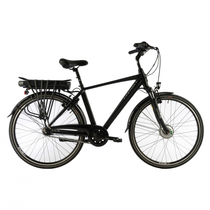 Bicicleta Electrica Corwin 28321 - 28 Inch, 490 mm, Negru mat [1]