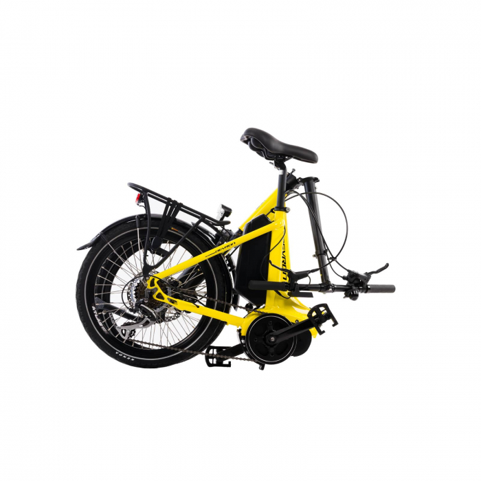 Bicicleta Electrica Pliabila Devron 20126 - 20 Inch, M, Galben [3]