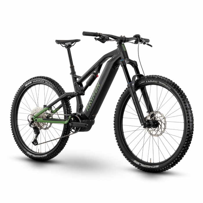 Bicicleta Electrica Raymon Full Suspension Trailray 150 2025 - 29 Inch, L, Negru - Deore [2]
