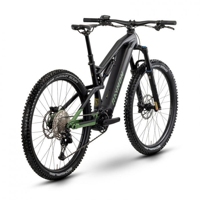 Bicicleta Electrica Raymon Full Suspension Trailray 150 2025 - 29 Inch, L, Negru - Deore [3]