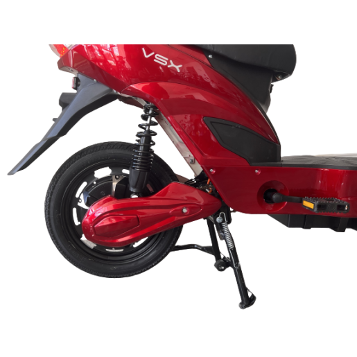 Scuter Electric (Bicicleta), Fara Permis, Cu Pedale Volta SX - 220 W, viteza maxima 25 km pe ora, visiniu [6]