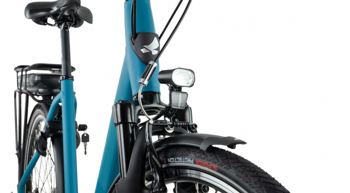 Bicicleta Electrica Stella Livorno Dama FDST RTE 2.1 - 28 Inch, L, Albastru [5]