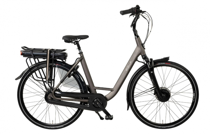 Bicicleta Electrica Stella Livorno Dama FDST RTE 2.1 - 28 Inch, L, Gri [1]