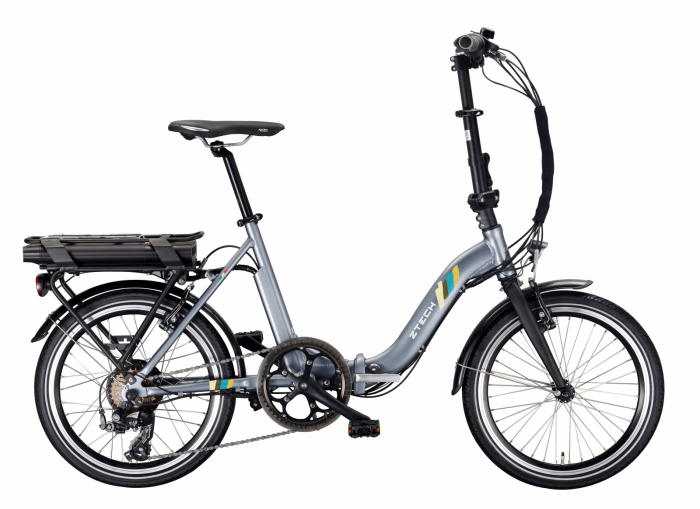 Bicicleta electrica Ztech ZT-71 URBAN autonomie 40 Km viteza maxima 25 km/h putere 250W acumulator 6.6Ah/36V pliabila nu necesita permis [1]