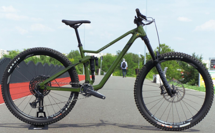 Bicicleta Full Suspension Raymon FullRay 170 10.0 - 29 Inch, M, Verde [4]
