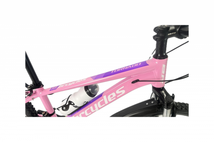 Lichidare Bicicleta MTB 26″ BR Tornado , cadru Aluminiu 14″ ,21 viteze, Shimano ,Roz [7]