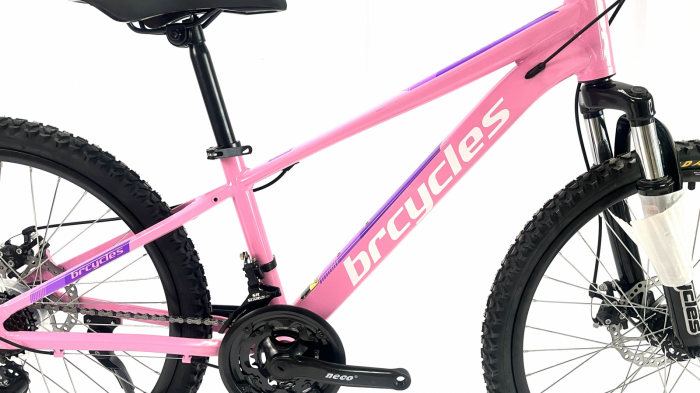 Bicicleta MTB 26″ BR Tornado , cadru Aluminiu ,21 viteze, Shimano ,Roz [5]