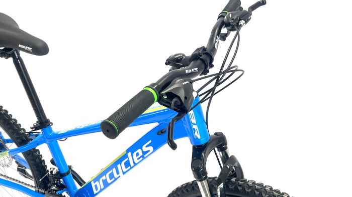 Bicicleta MTB 24″ BR Tornado , cadru Aluminiu 14″ ,21 viteze, Shimano ,Albastru [2]