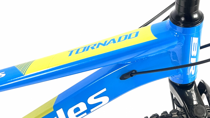 Bicicleta MTB 26″ BR A2604 Tornado, cadru Aluminiu, 21 viteze, Roti magnesium cu Shimano, Albastru [3]