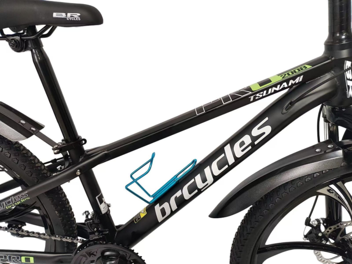 Bicicleta MTB 24″ S2403, cadru OTEL, 21 viteze, Roti magnesium cu Shimano, Negru [8]