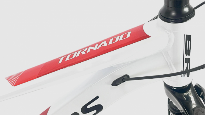 Bicicleta MTB 26″ BR Tornado , cadru Aluminiu ,21 viteze, Shimano ,Alb [6]