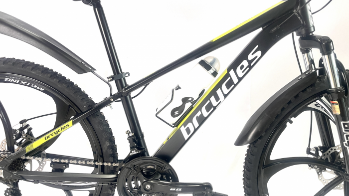 Bicicleta MTB 26″ BR Tornado, cadru Aluminiu, 21 viteze, Roti magnesium cu Shimano, Negru [6]