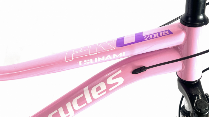 Bicicleta MTB 26″ BR Tsunami , cadru otel 15″ ,21 viteze, Shimano Roz [3]