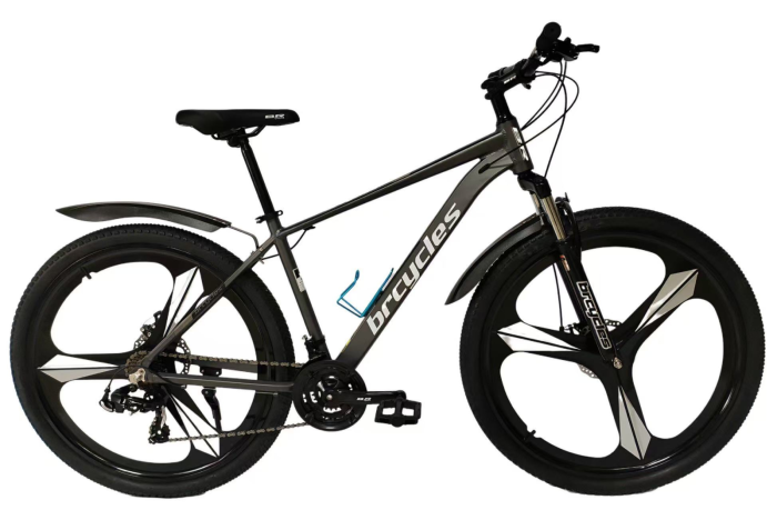 Bicicleta MTB 29″ BR Tornado A2904 , cadru Aluminiu, 21 viteze, ROTI Magnesium cu Shimano, Gri [3]