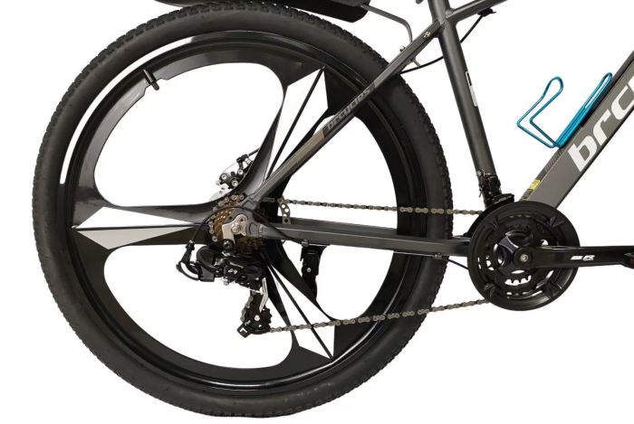 Bicicleta MTB 29″ BR Tornado A2904 , cadru Aluminiu, 21 viteze, ROTI Magnesium cu Shimano, Gri [7]