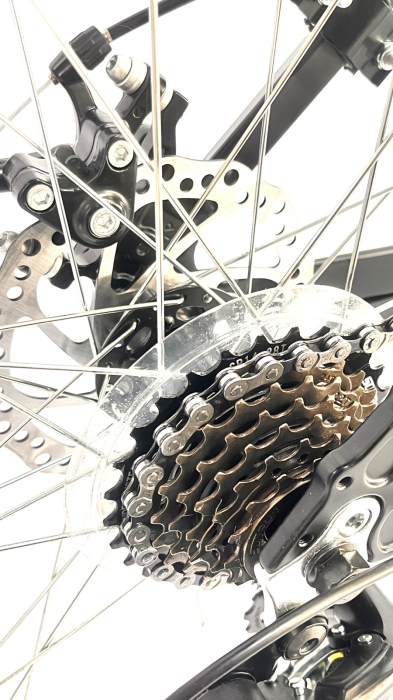 Bicicleta MTB 29″ BR Tornado A2905 Trekking cu Carrier, cadru Aluminiu, 21 viteze, cu Shimano, Gri [4]